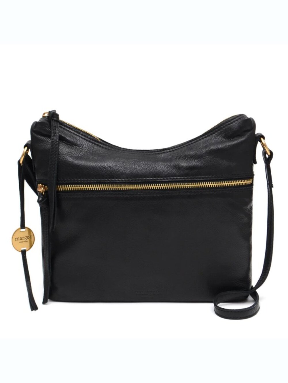 Margot Leather Hobo Bag NWT | Double Zip